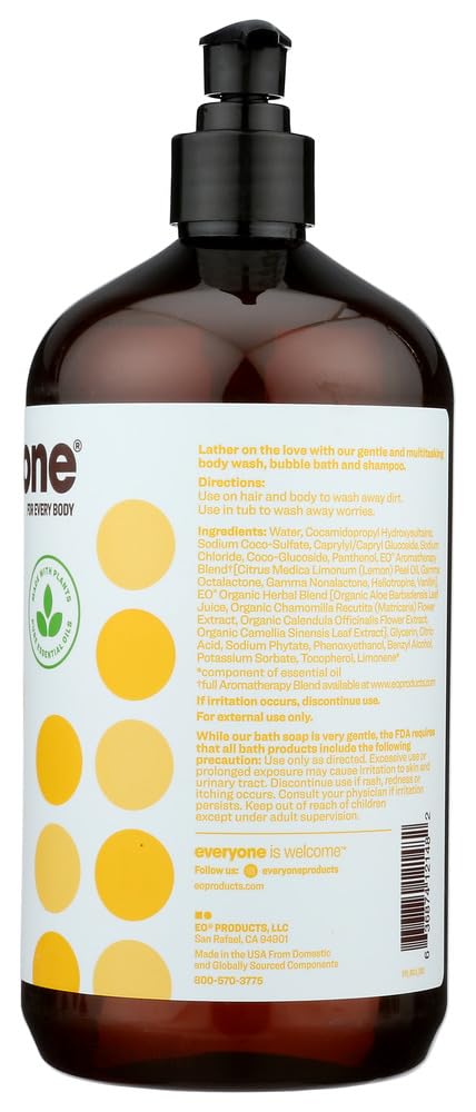 EO Essential Oil Products EveryOne Liquid Soap Coconut + Lemon -- 32 fl oz - 2pc by EO Essential Oil Products Beauty & Personal Care EO Essential Oil Products