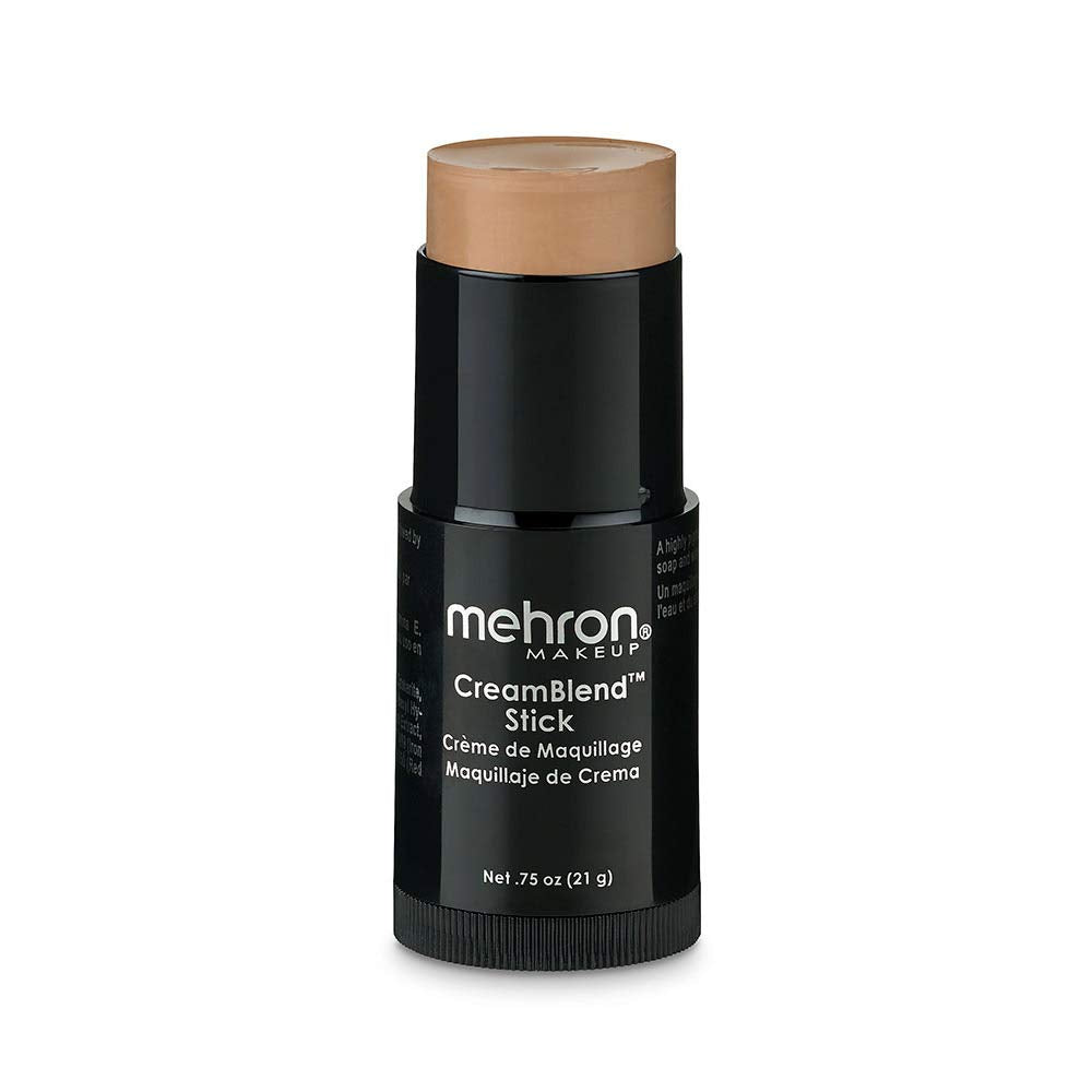 Mehron Makeup CreamBlend Stick | Face Paint, Body Paint, & Foundation Cream Makeup | Body Paint Stick Perfect for Halloween .75 oz (21 g) (Medium 2) Beauty & Personal Care Mehron