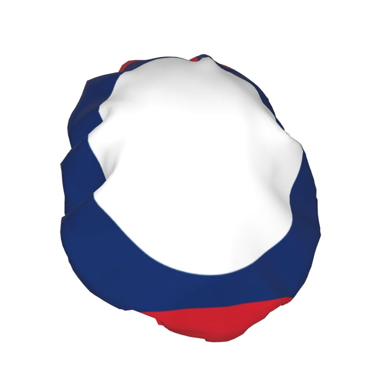 Laos Flag Prints Shower Cap Double Layer Lined Waterproof Bathing Shower Hat Beauty and Personal Care Hayyett
