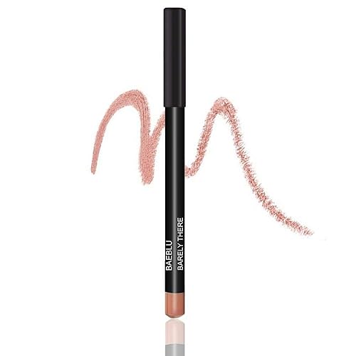 BaeBlu Waterproof Lip Liner Pencil, Natural Ingredients Chemical Free, Barely There Beauty & Personal Care BaeBlu