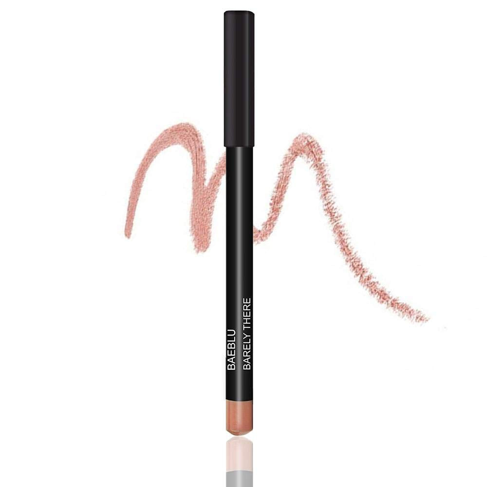 BaeBlu Waterproof Lip Liner Pencil, Natural Ingredients Chemical Free, Barely There Beauty & Personal Care BaeBlu