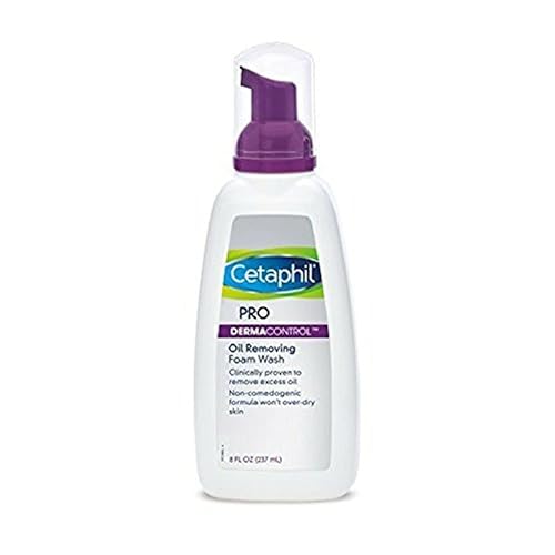 Cetaphil PRO DermaControl Oil Removing Foam Wash, 8 Fl Oz (Pack of 3) - Packaging May Vary Beauty & Personal Care Cetaphil
