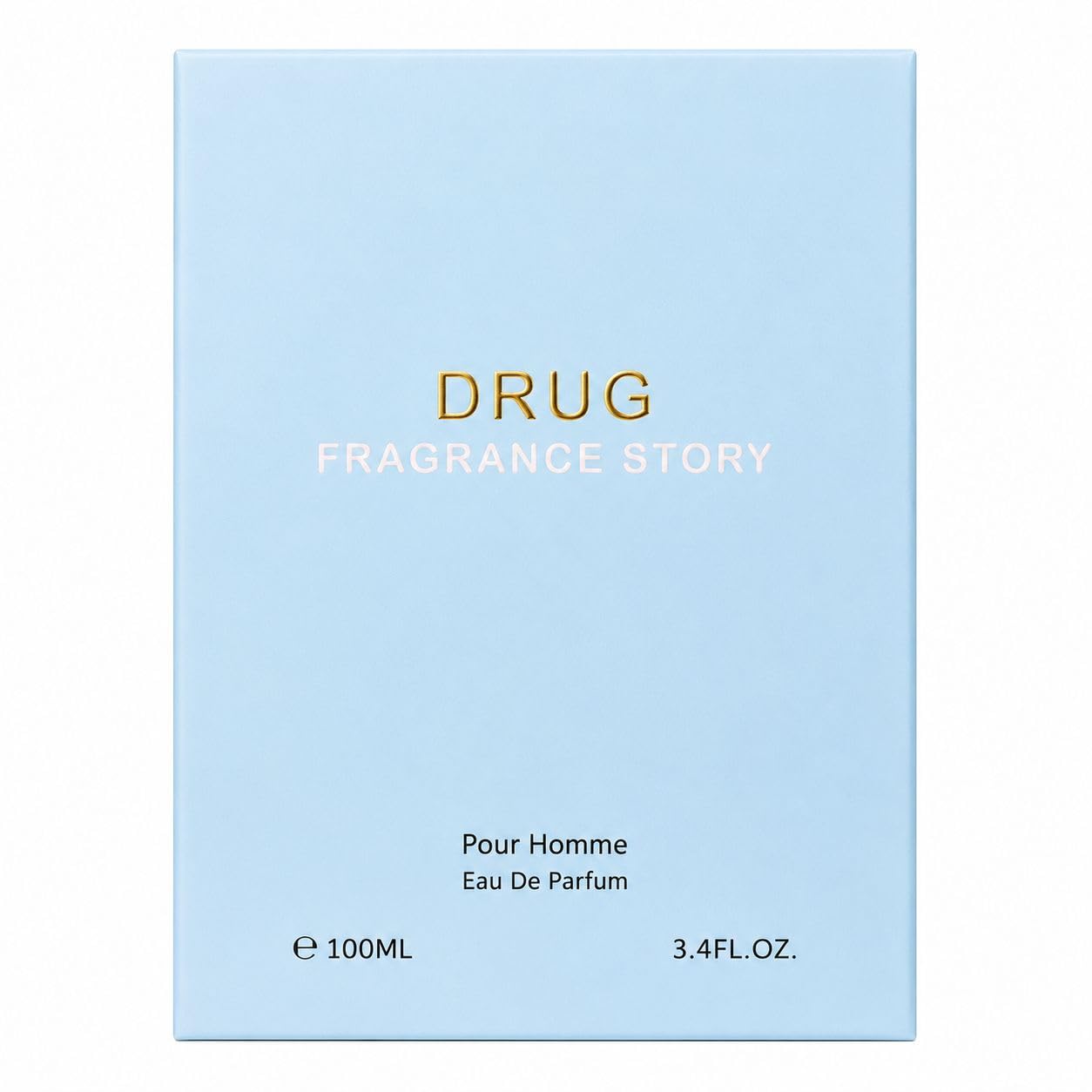 Fragrance Story Inc Drug 3.4OZ EAU DE Parfum for Men (with New Packaging) Beauty & Personal Care FRAGRANCE STORY