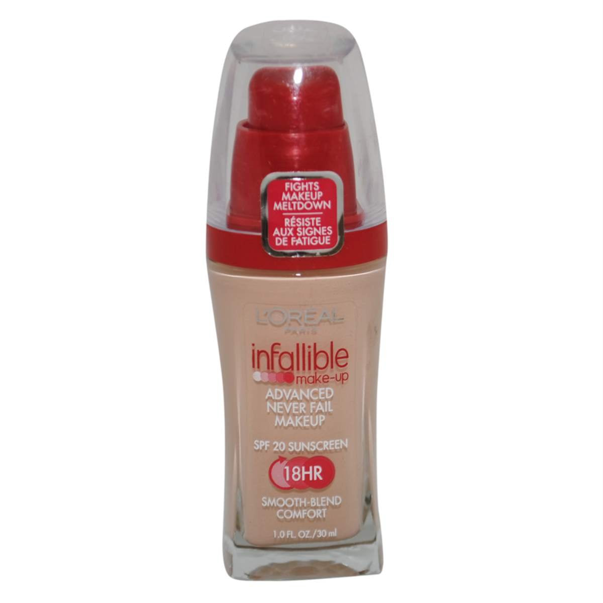 L'oreal Infallible Advanced Never Fail Makeup, Soft Ivory, 1-Fluid Ounce