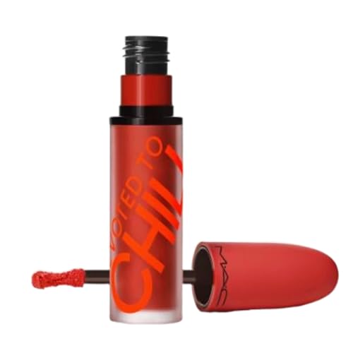 MAC Limited Edition Chili's Crew Collection Powder Kiss Liquid Lipcolour Lipstick - 991 Devoted To Chili (Brick Red) - 0.17 fl oz / 5 mL Beauty & Personal Care MAC