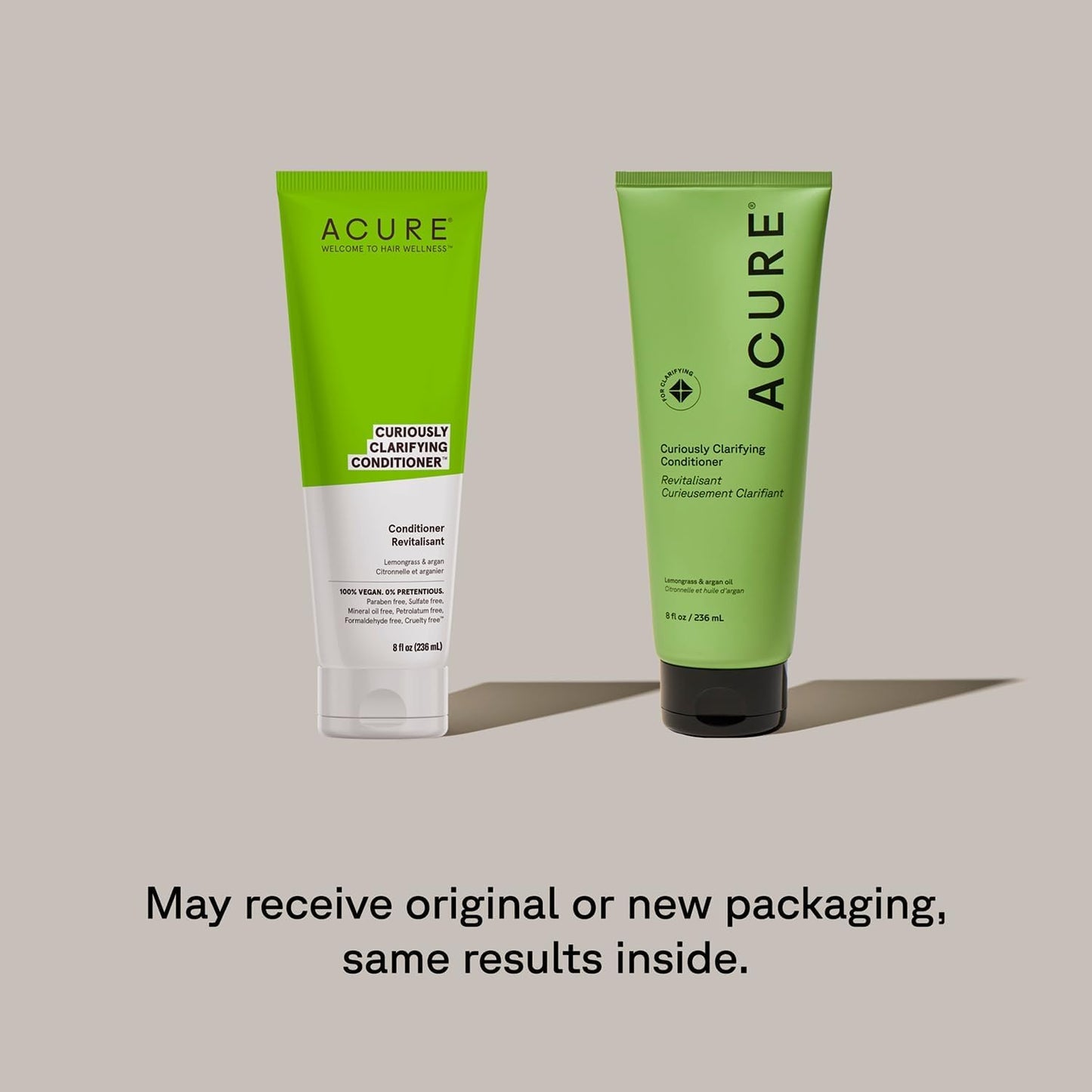Acure Curiously Clarifying Shampoo and Conditioner Set - Daily Deep Cleansing & Hydrating Set for Women & Men, Detox for Oily Hair & Scalp Build Up Beauty & Personal Care Acure