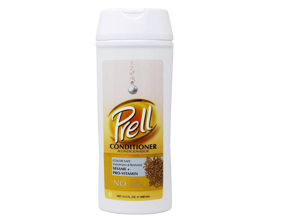 Prell Sesame + Pro-Vitamin Conditioner for Thinning Hair, Color Safe, Volumizes & Restores 13.5 fl. oz. (Pack of 2)