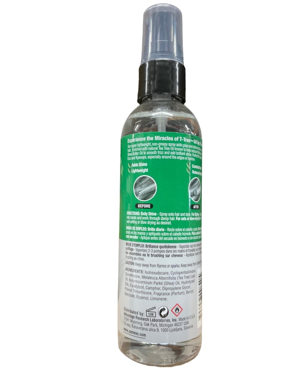 Parnevu T-Tree Spray Glosser Beauty & Personal Care Parnevu