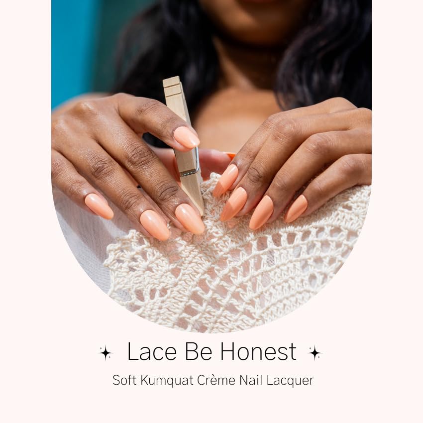 Morgan Taylor Lace Is More Collection Lacquer Nail Polish - Lace Be Honest, 15mL