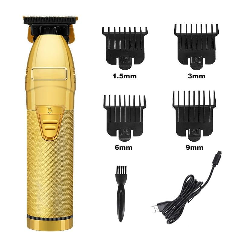 GLESVOWIO Pro Hair Clipper Professional Hair Clipper Beard Trimmer for Men Barber 0.1mm Baldhead Clippers Hair Cutting Machine Hair Cut T Blade Beauty and Personal Care GLESVOWIO