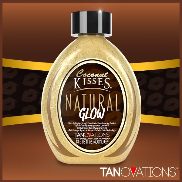 Ed Hardy Tanning Coconut Kisses Natural Glow - Skin-Softening Streak-Free/Stain-Free Natural Bronzing Lotion