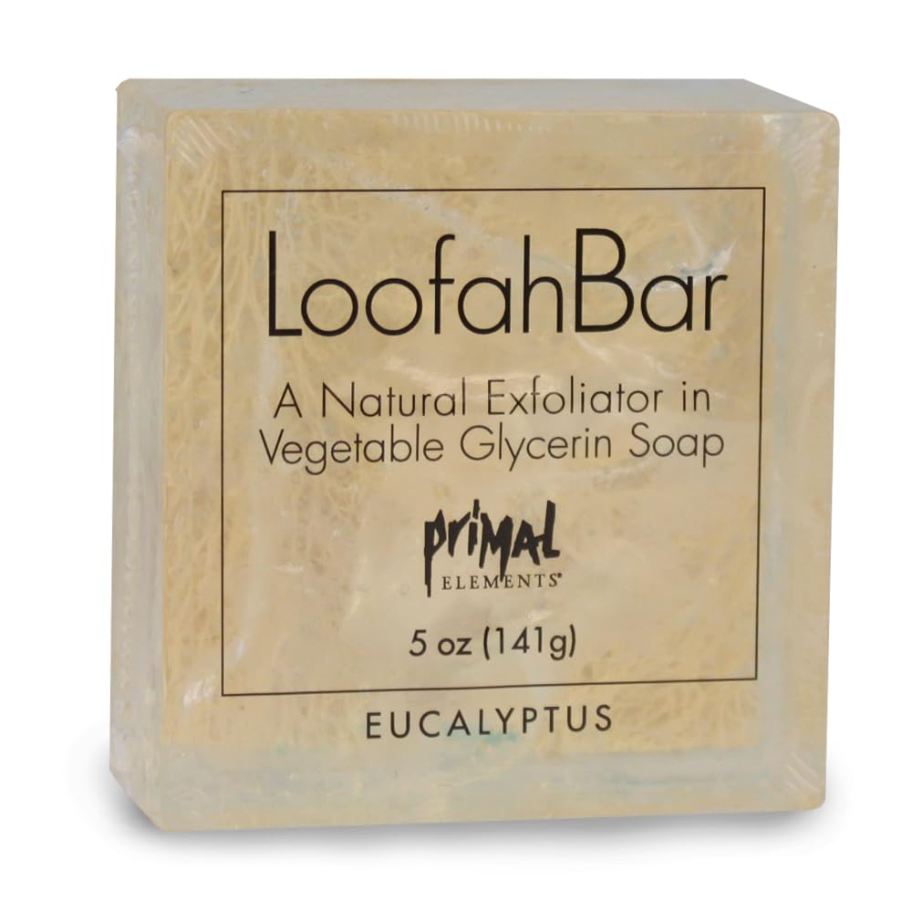 Primal Elements Eucalyptus Loofah Bar Soap, 5 Ounce Beauty & Personal Care Primal Elements