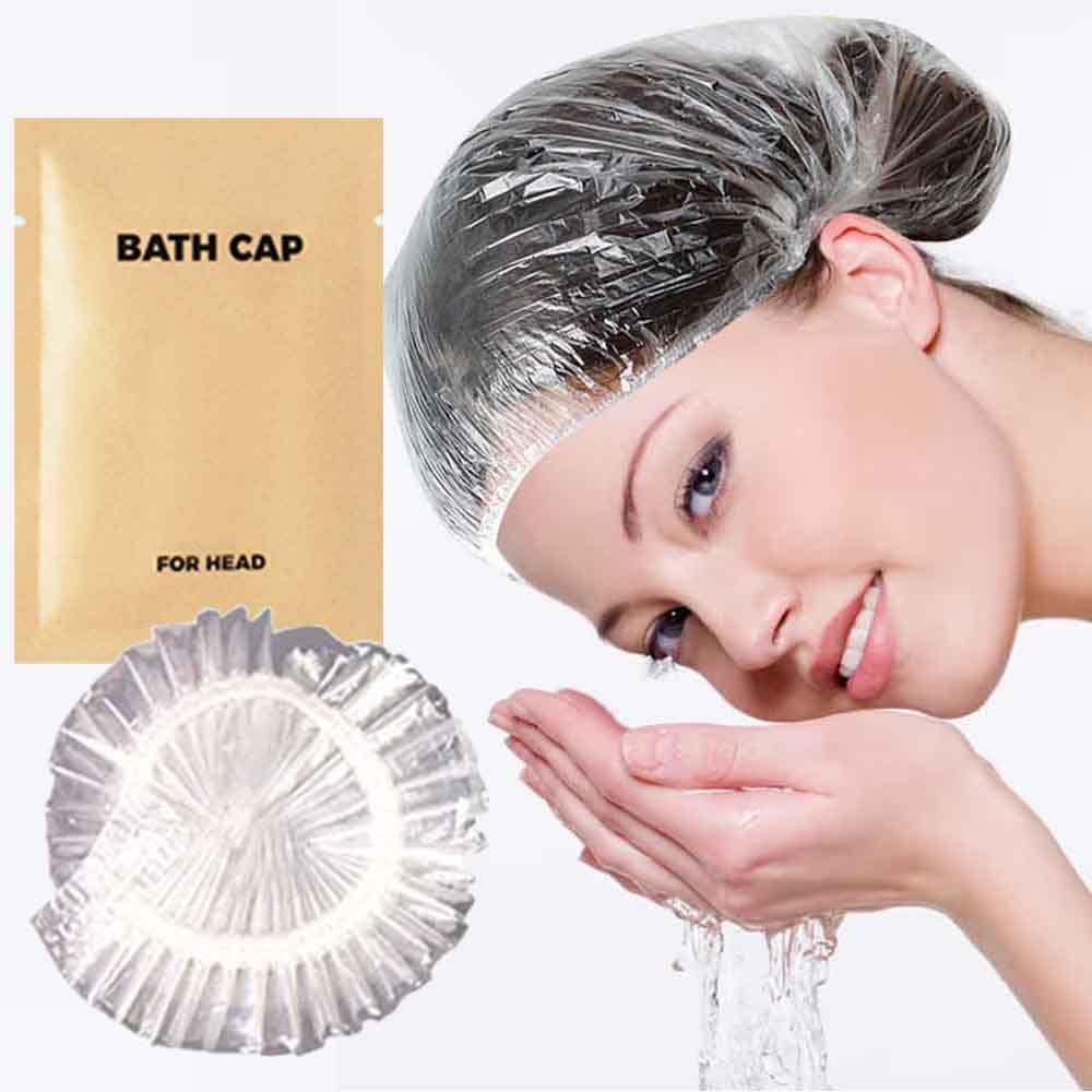 50Pcs Luxury Portable Hygienic Disposable Shower Caps Individually Wrapped Beauty and Personal Care KkttpGingmen