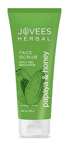 Jovees Facial Scrub - Papaya & Honey - 100gms Beauty & Personal Care Jovees