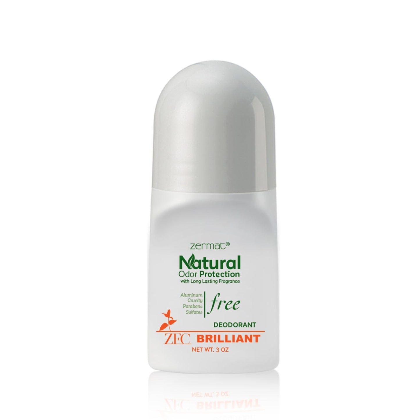 Zermat Vivaze Brilliant, Natural Roll-On Deodorant, 3 Oz. Beauty and Personal Care Zermat
