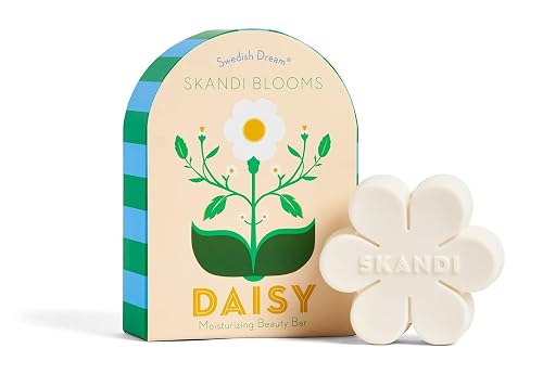 Kalastyle Swedish Dream SKANDI BLOOMS DAISY Bar Soap | Moisturizing Beauty Bar | Made with Sunflower Lechithin | Vegan and Cruelty-Free | 4.28 ounces Beauty & Personal Care Kalastyle