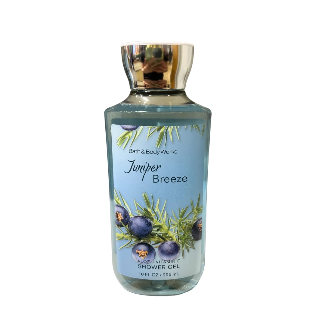 Bath & Body Works Juniper Breeze Shower Gel 10oz - Pack of 3 Beauty & Personal Care Bath & Body Works