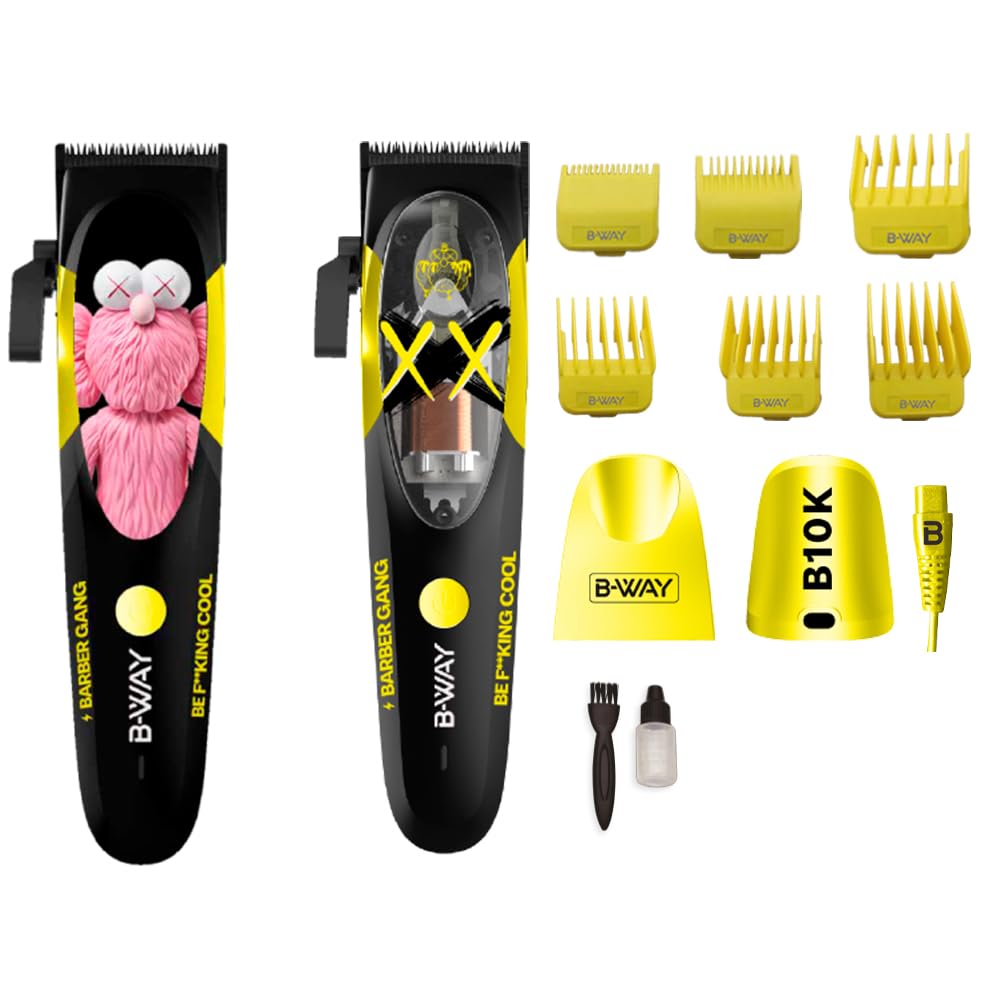 BWAY Cortadora Profesional inalámbrica para USO con o sin Cable B10K Beauty and Personal Care BWAY