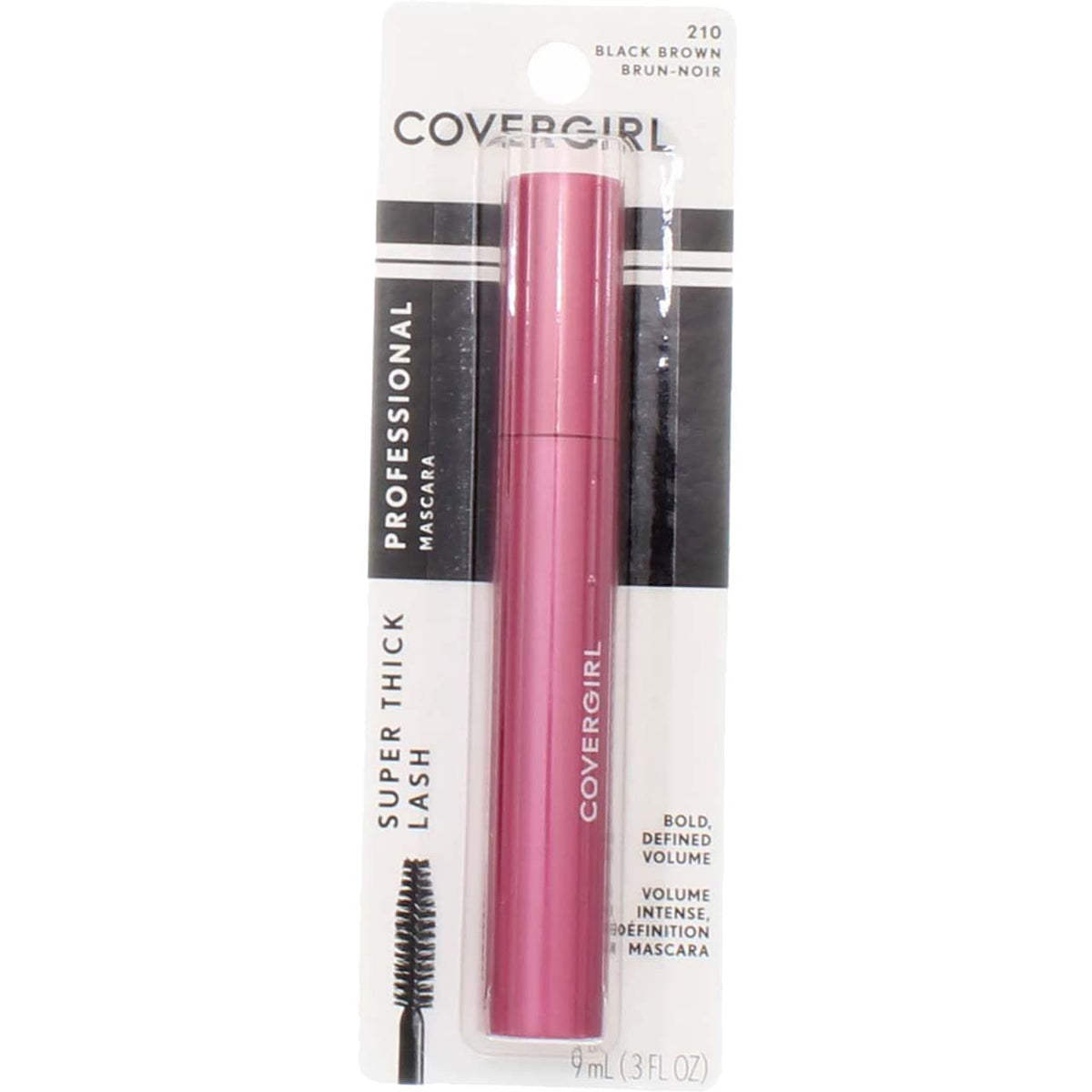 Cg Masc Prof Spr Thck Wp Size 0.30o Cover Girl Crded Mascara Professional Super Thick Lash Black/Brown