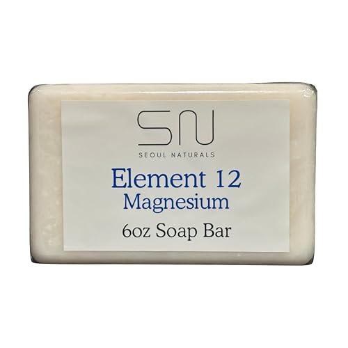 Seoul Naturals Element 12 Magnesium Soap with Lavender and Chamomile, k beauty, 6 oz Beauty & Personal Care Seoul Naturals