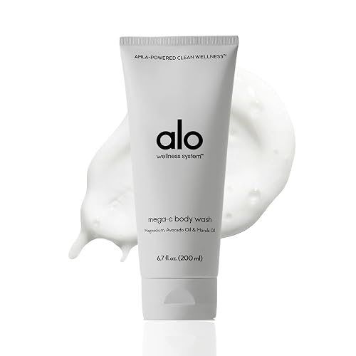Alo Mega-C Body Wash | Nourishing Formula Made with Aloe, Vitamin E & Marula Oil | Infused with Magnesium | Citrus Scent | 6.7 fl. Oz Beauty & Personal Care Alo