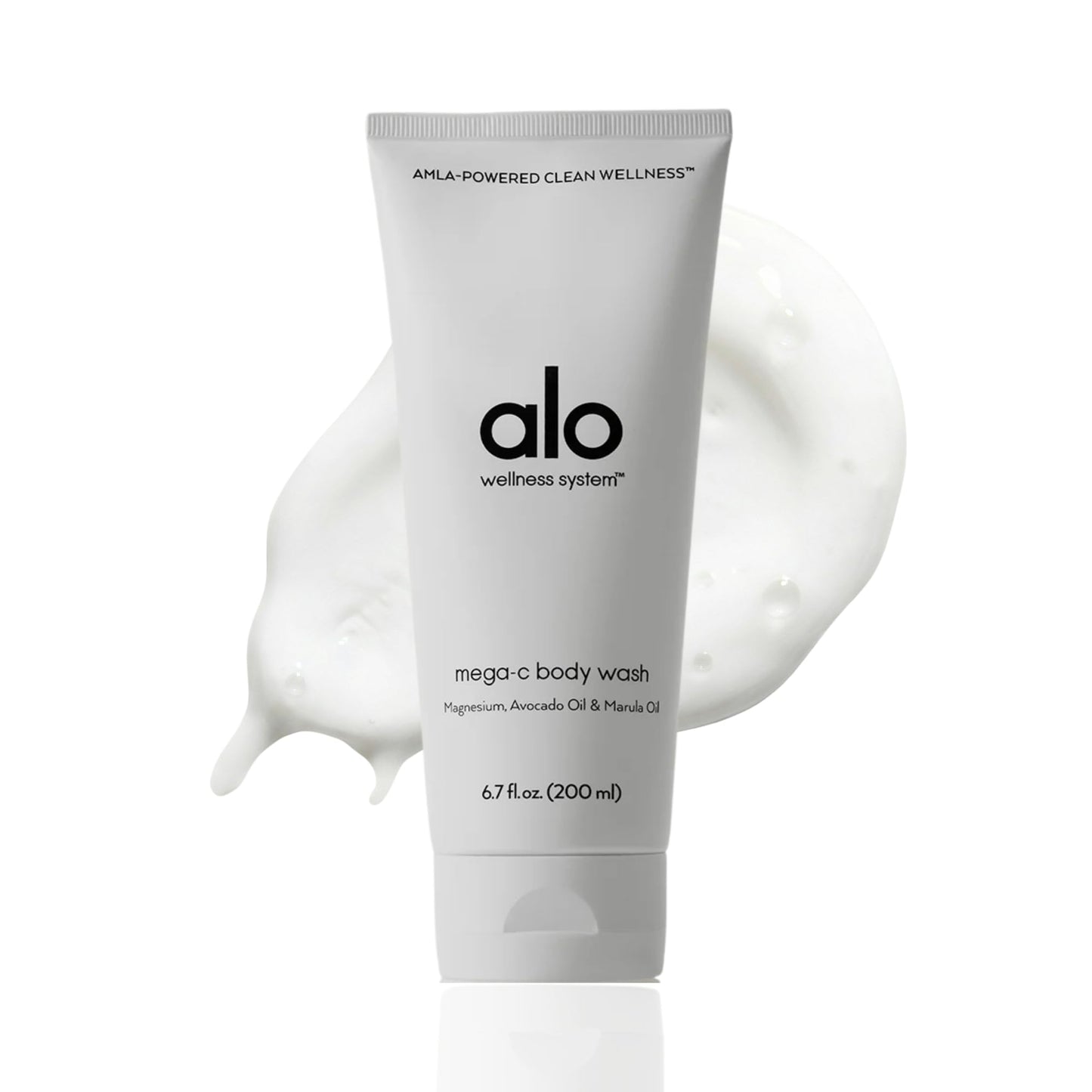 Alo Mega-C Body Wash | Nourishing Formula Made with Aloe, Vitamin E & Marula Oil | Infused with Magnesium | Citrus Scent | 6.7 fl. Oz Beauty & Personal Care Alo