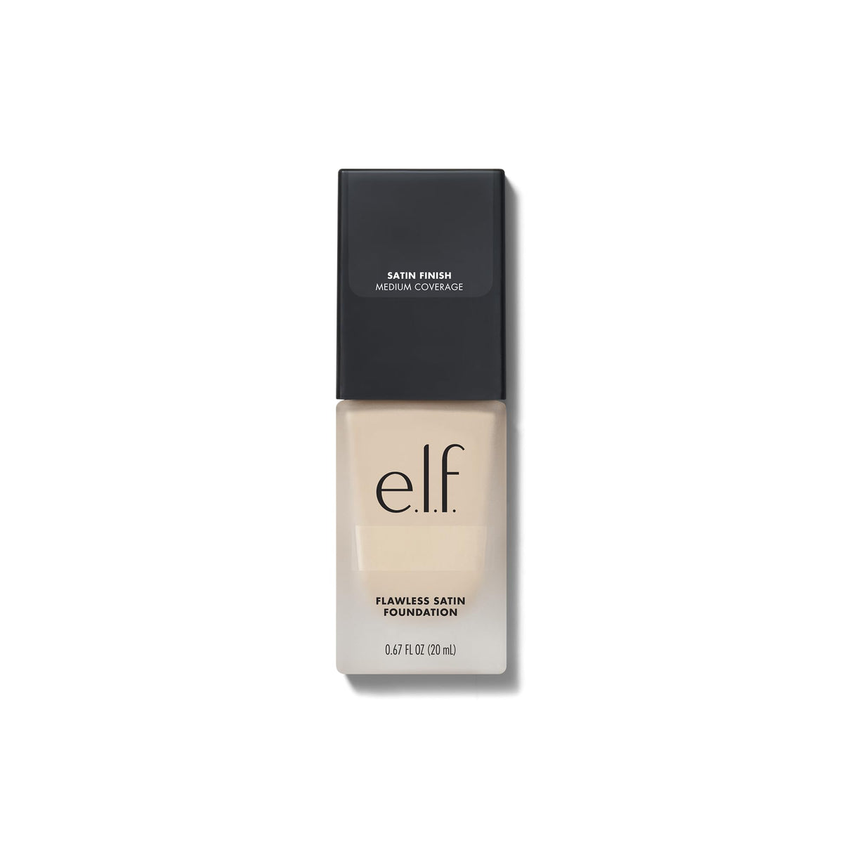 e.l.f. Flawless Satin Foundation, Lightweight & Medium Coverage, Semi-Matte Finish, Vegan & Cruelty-Free, Pearl, 0.68 Fl Oz (20mL) Beauty & Personal Care e.l.f.