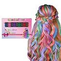 New Hair Chalk Comb Temporary Hair Color Dye for Girls Kids, Washable Hair Chalk for Girls Age 4 5 6 7 8 9 10-12 Birthday Christmas New Year Cosplay Beauty & Personal Care MSDADA