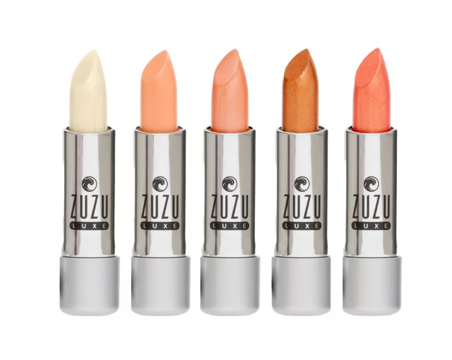 Zuzu Luxe Lip Color Lipstick (Sazerac - Pinkish Peach/Warm Pearl), Natural Ultra-Hydrating Lipstick, Paraben Free, Vegan, Gluten-free, Cruelty-free Beauty & Personal Care Zuzu Luxe