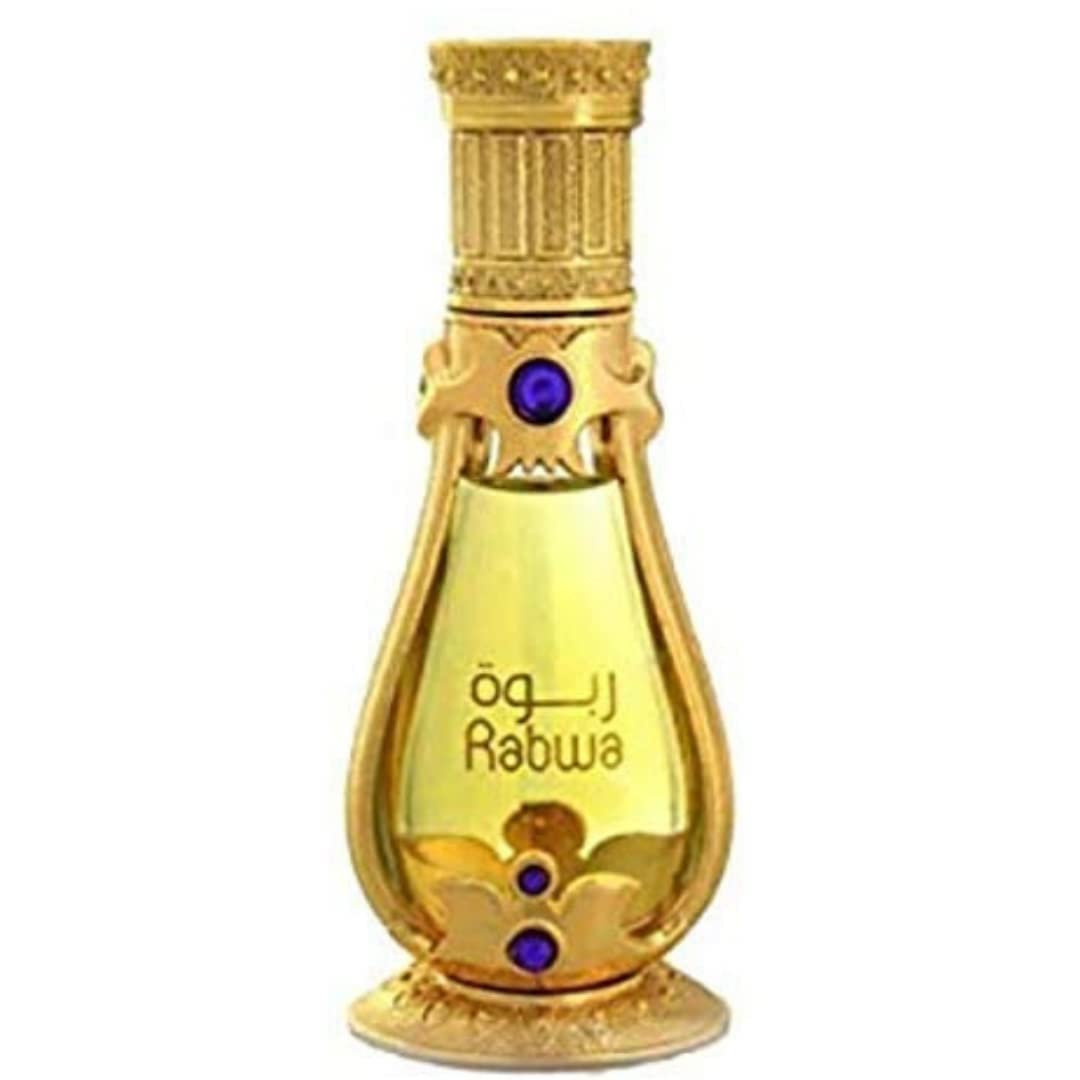 RASASI Rabwa for Men and Women Unisex 19ml(0.6 oz) | Concentrated Perfume Oil | Smooth Woody and Patchouli Notes Enhanced by Bergamot | Elegant Bottle Beauty & Personal Care RASASI