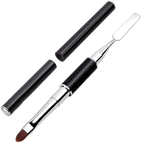 PayPie Dual-Ended Polygel Brush & Picker Brush tool, 2 in 1 Stainless Steel Designs Polygel Nail Brushes Gel Nail Tool for PolyGel Gel Acrylic Nails Beauty & Personal Care PayPie