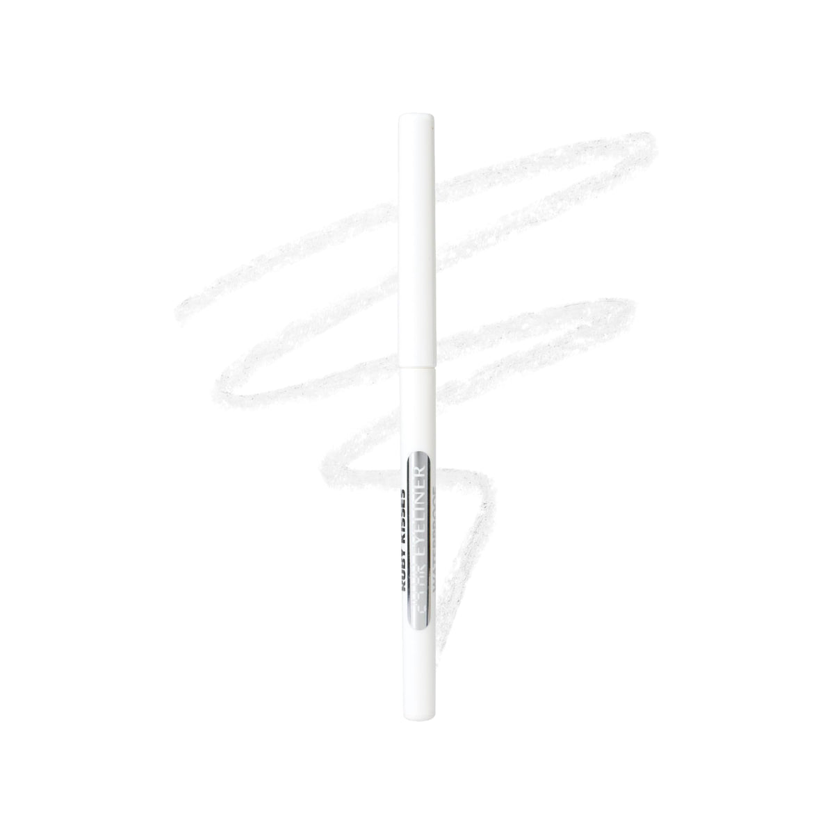 Ruby Kisses Pencil Eyeliner, Retractable Eyeliner, Waterproof, Smudge-Proof Eye Makeup, High Pigmented, 24H Long Lasting Eyepencil (White Out) Beauty & Personal Care Ruby Kisses
