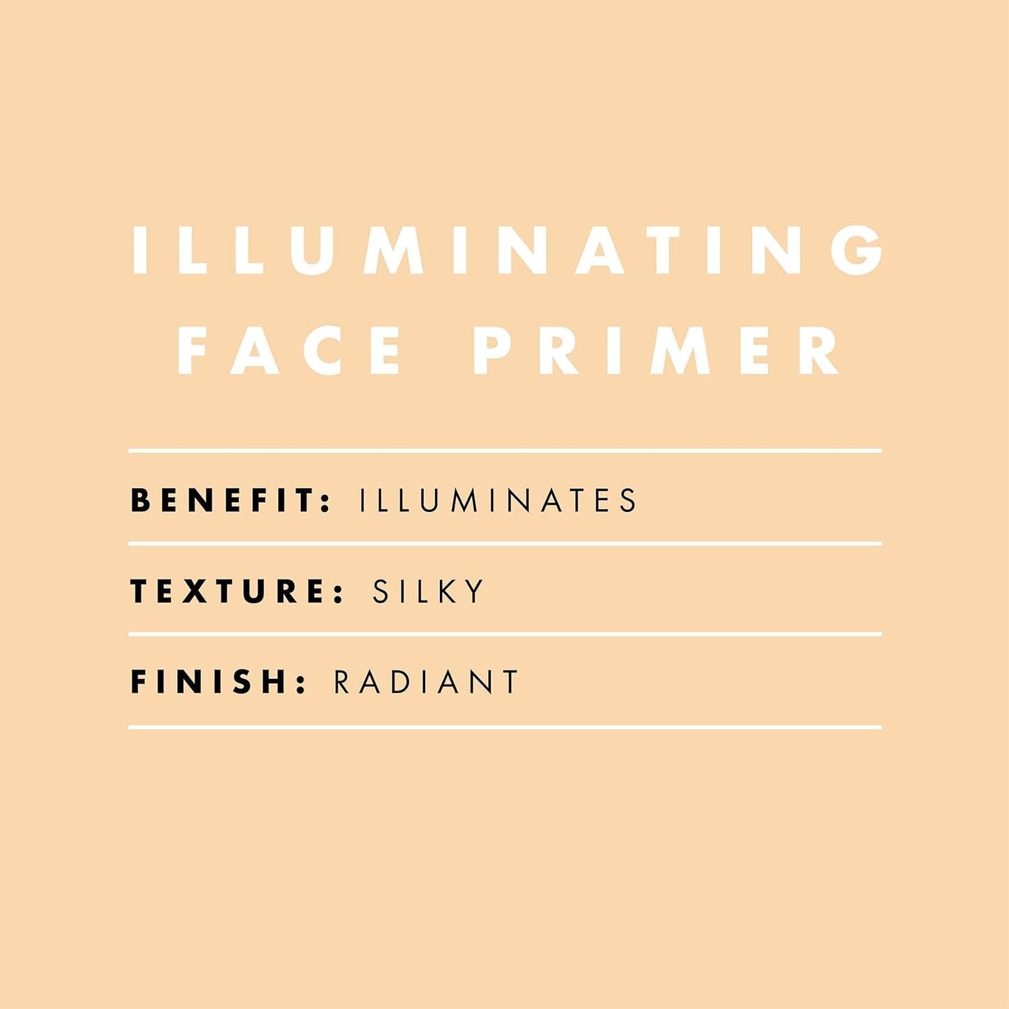 e.l.f. Cosmetics Illuminating Face Primer, Use as a Base for Your Makeup, Leaves Skin Glowing, 0.47 fl. oz. Beauty & Personal Care e.l.f.
