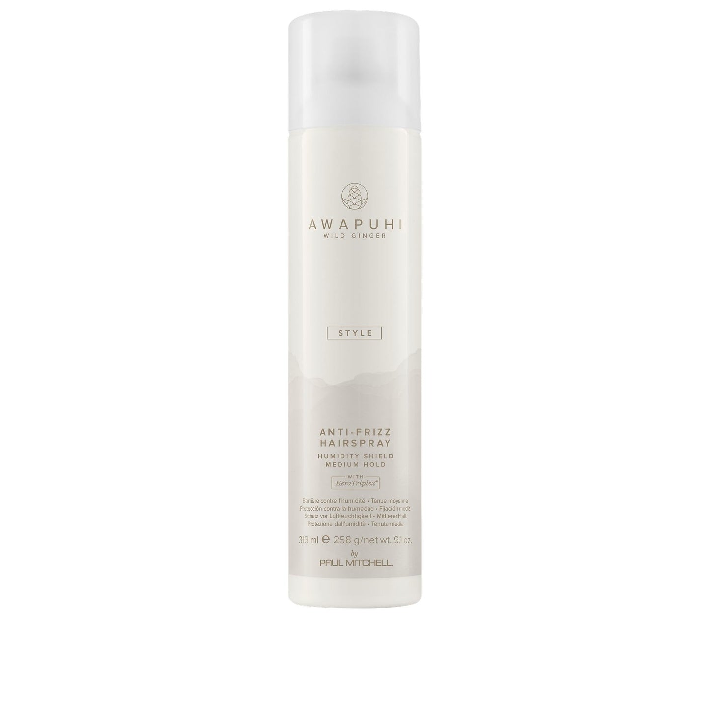 Awapuhi Wild Ginger by Paul Mitchell Anti-Frizz Hairspray, Humidity Shield, Medium Hold, For All Hair Types, 9.1 oz. Beauty & Personal Care Awapuhi Wild Ginger