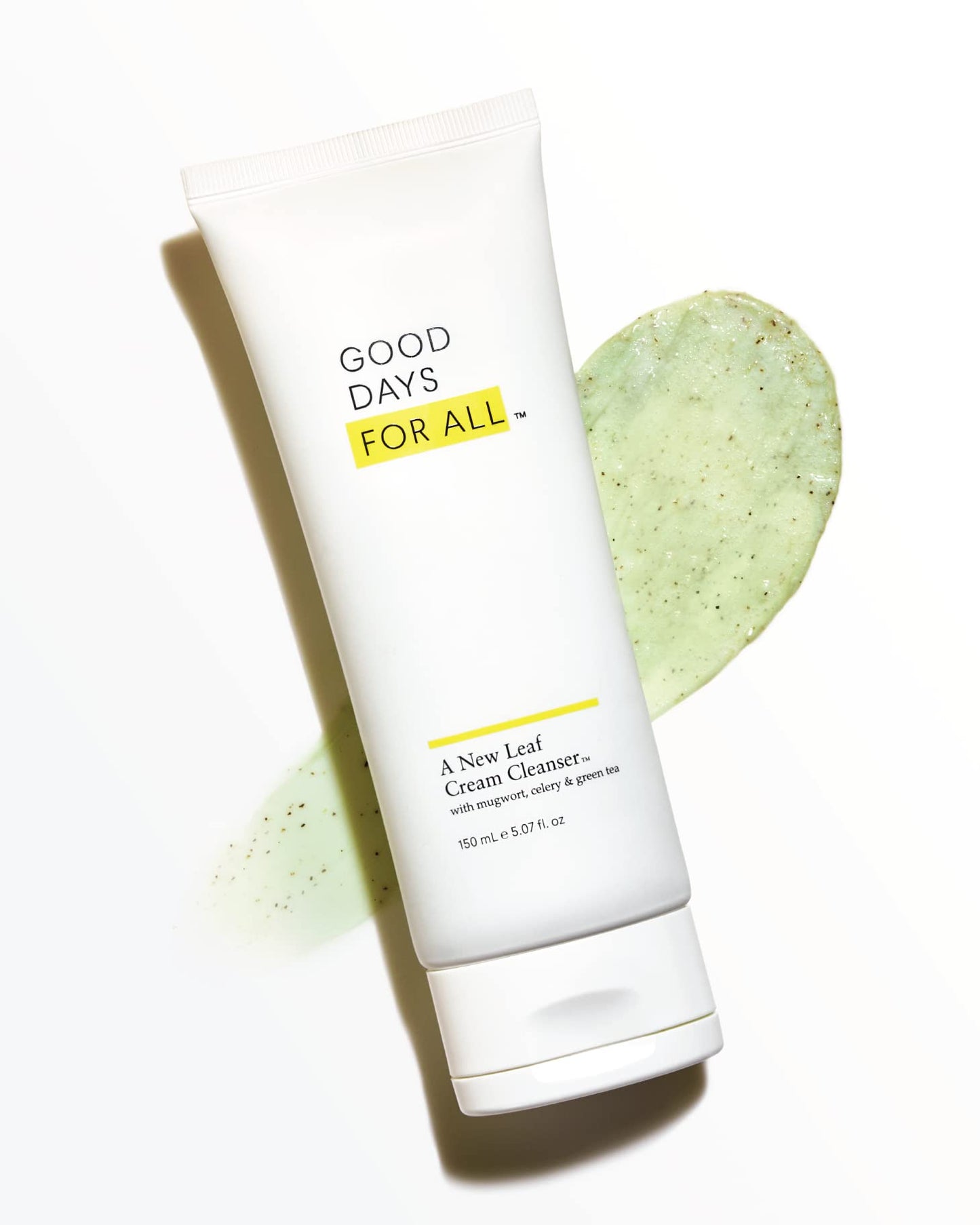 Good Days For All A New Leaf Cream Cleanser, Helps Reduce Face Redness & Infuse Moisture, with Celery & Green Tea, 5.07 fl. Oz Beauty & Personal Care Good Days For All