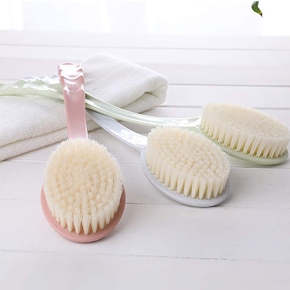 shlutesoy Bath Long Handle Bath Shower Brush Exfoliating Scrubber for Home Bathroom Green Beauty and Personal Care shlutesoy