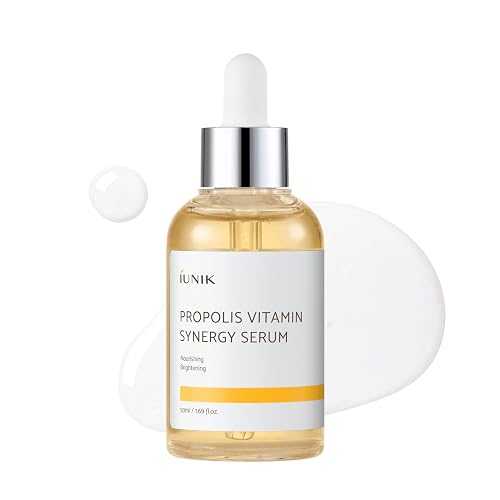 IUNIK Propolis Vitamin Synergy Serum - Propolis & Vitamin Tree Extract, Glow Boosting & Nourishing Serum for Dry, Dull & Sensitive Skin, Korean Beauty & Personal Care IUNIK