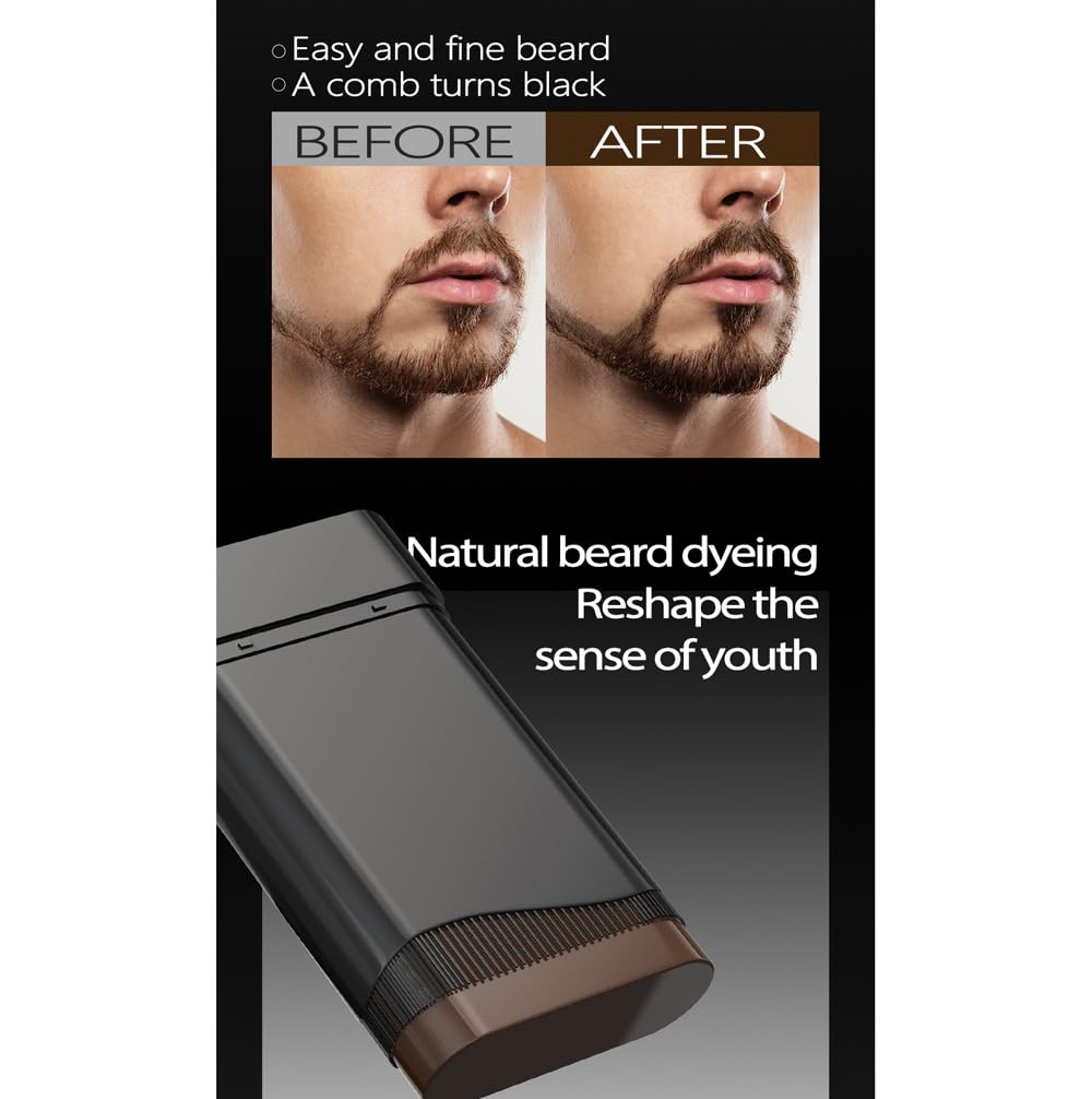 Beard Filing Stick,Moustache Makeup Quick Coverage Sweatproof Waterproof Lasting Natural Beard Dyeing Beard Touch-Up Finish For Men Black Bronw Beauty and Personal Care visualsource