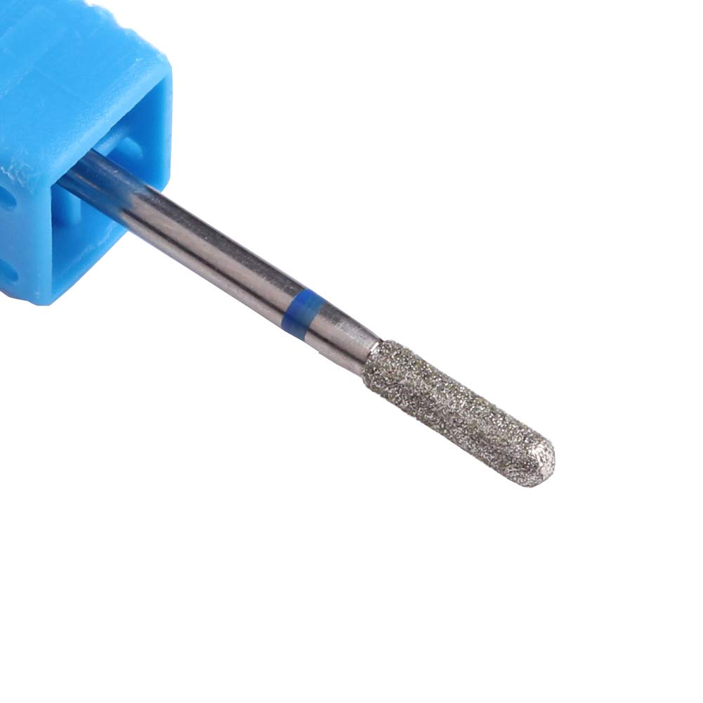 MZCMSL Russian Manicure Drill Bits, Cylinder/Ball/Flame/Needle Cuticle Bit,3/32 Shank Diamond Nail Drill Bit,5pcs Beauty & Personal Care MZCMSL