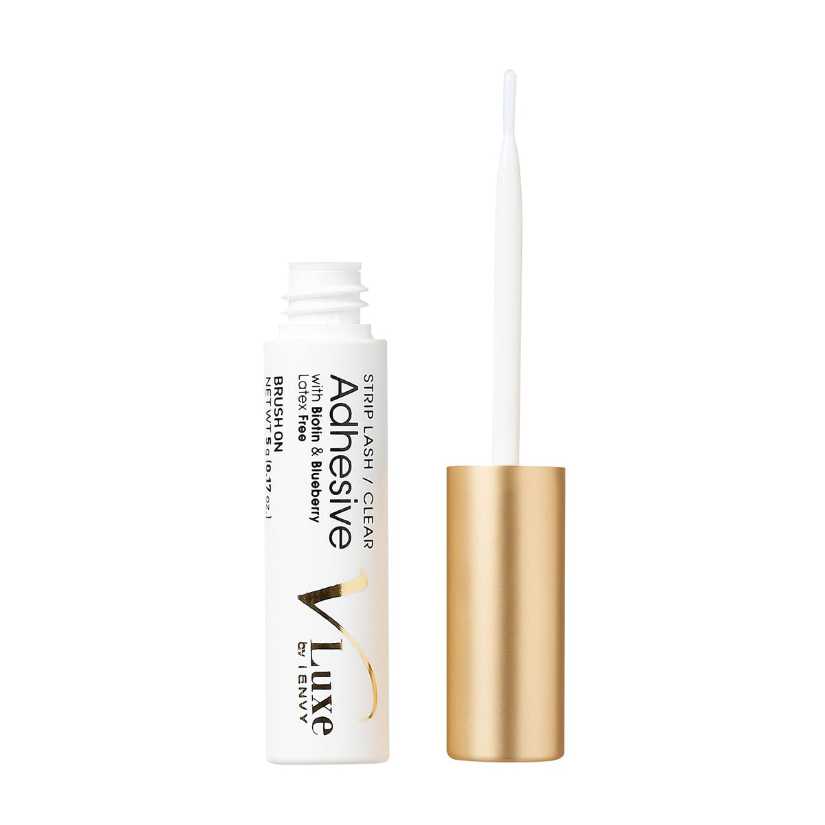V Luxe by iEnvy Waterproof Strip Lash Adhesive Clear, Latex-FREE, Biotin Infused Beauty & Personal Care i•ENVY