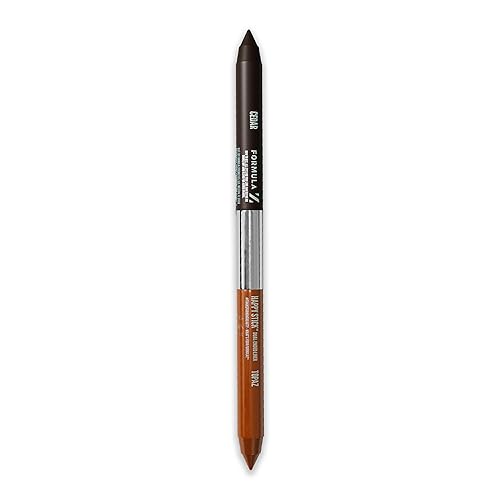 Formula Z Happy Stick Eyeliner - Tug Free Eyeliner Pencil with Vitamin E - Long Lasting Eye Makeup - Vegan - Cedar-Topaz - 2 x 0.02 oz Beauty & Personal Care Formula Z