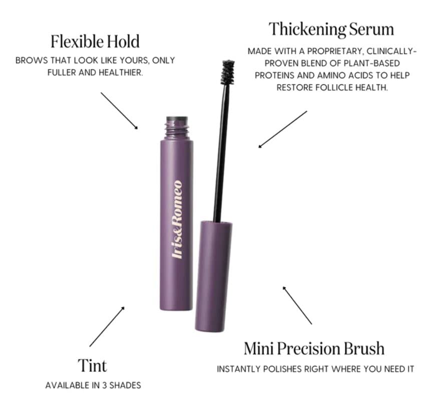 IRIS&ROMEO Brow Up Thickening Brow Balm - Cool Blonde
