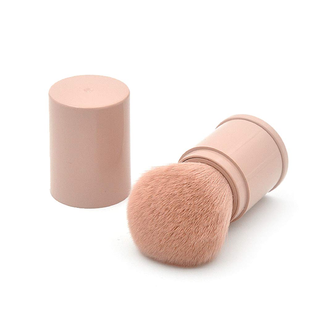 RN BEAUTY Retractable Powder Brushes Foundation Brush Blush Brush Bronzer Brush Face Blender Brush Professional Mineral Blending Buffing Kabuki Makeup Beauty & Personal Care RN BEAUTY