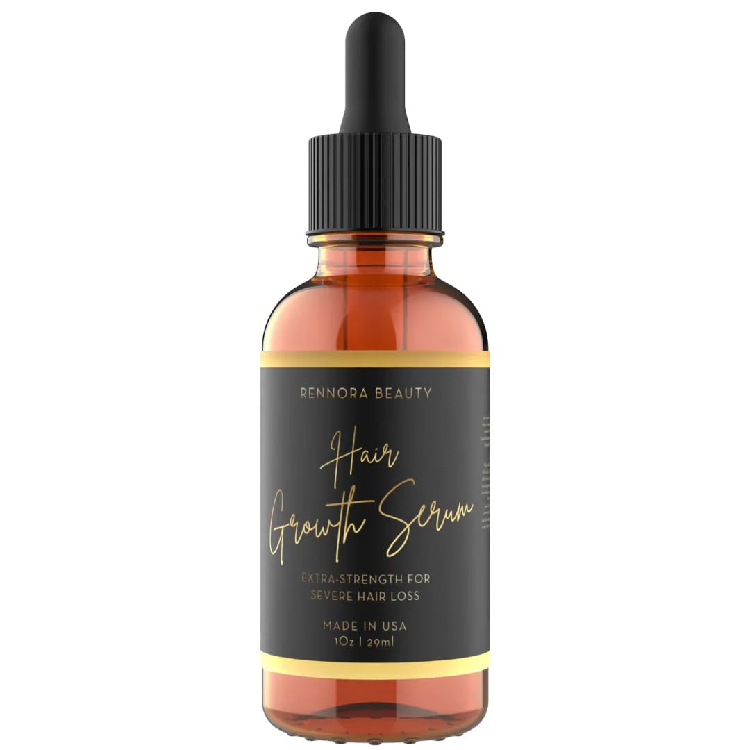 Rennora Extra-Strength Hair Growth Serum, Rosemary & Castor Oil (1 fl oz)