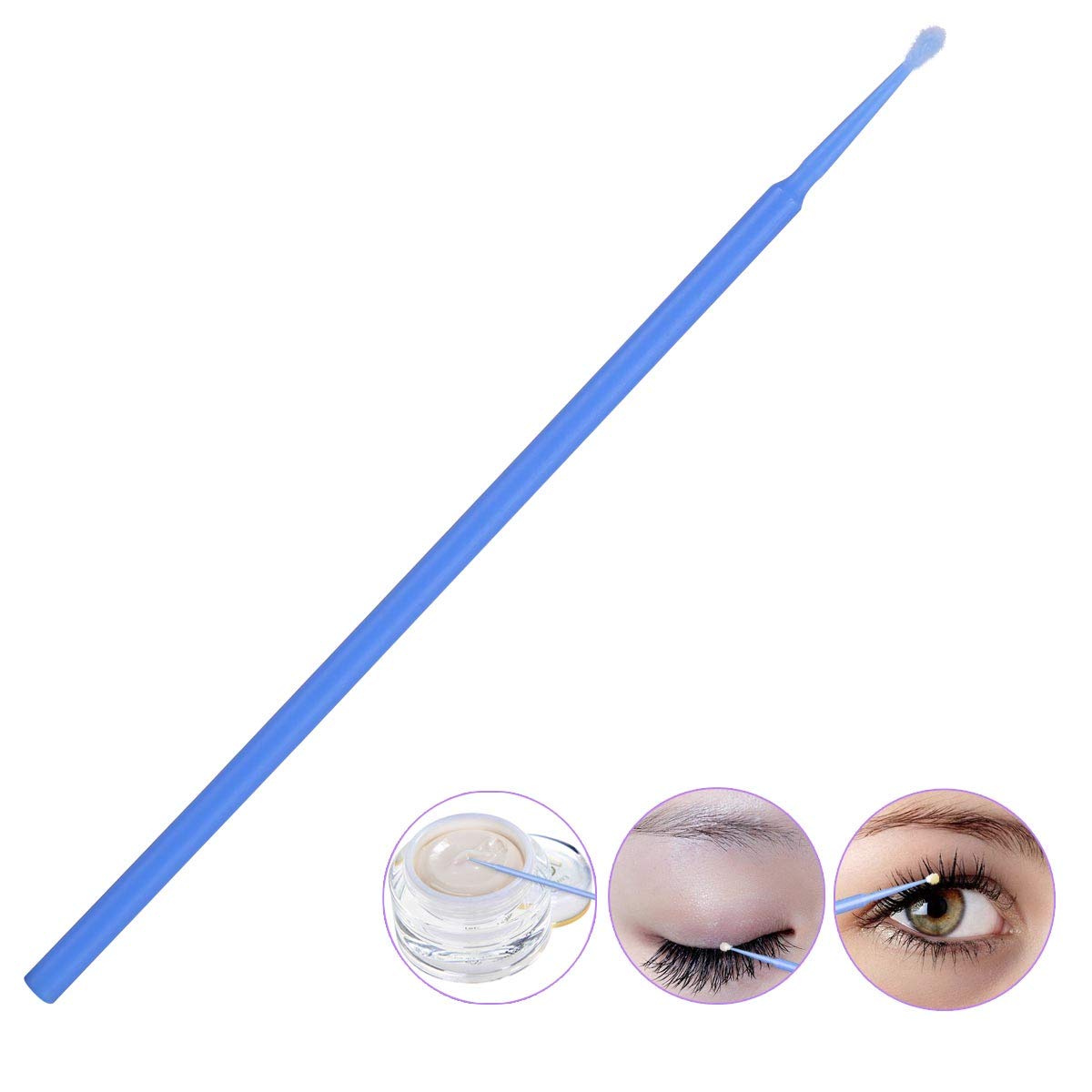500 Pcs Micro Applicator Brush, Micro Swabs, Disposable Eye Lashes Mascara Wands for Eyelash Extension Tbestmax Beauty & Personal Care Tbestmax