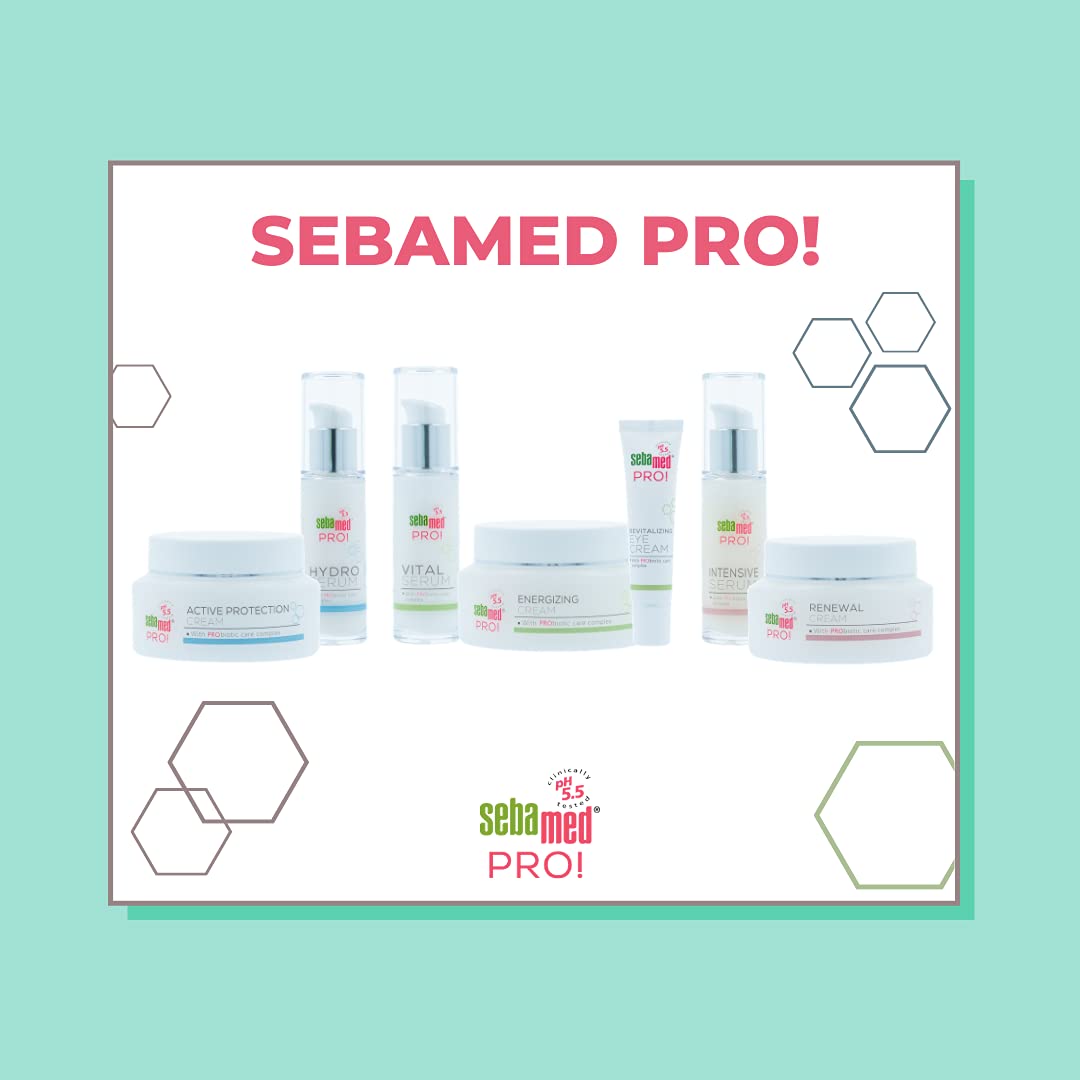 Sebamed PRO! Vital Serum - Probiotic Care Complex with Hyaluronic Acid and Bengali Coffee Leaf Extract - Prevents Wrinkle Formation and Supports Beauty & Personal Care SEBAMED