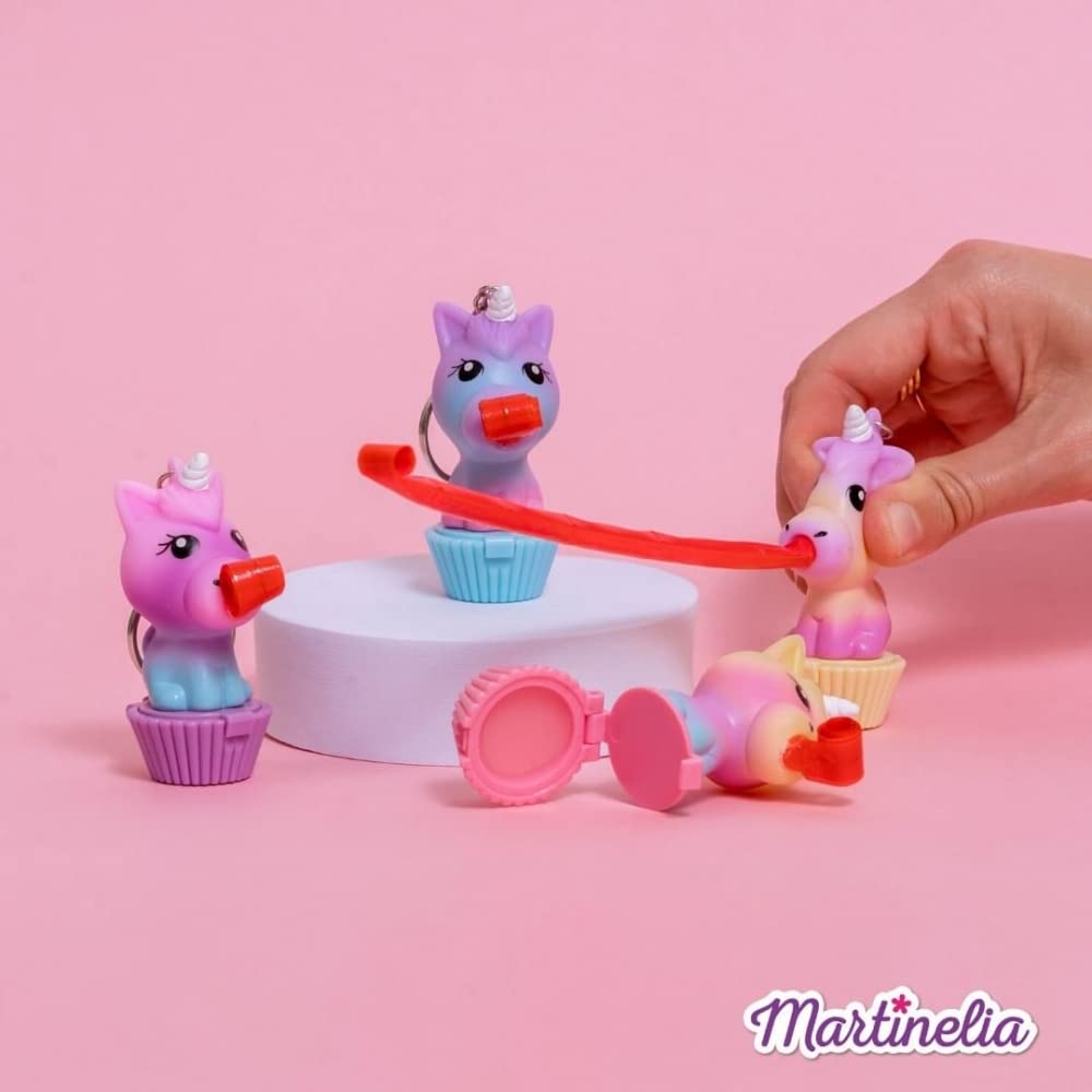 Martinelia Lip Balm - Unicorn Keychain Base and Lip Care - Clear 2.5 g Beauty and Personal Care MARTINELIA