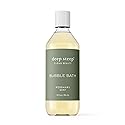 Deep Steep Bubble Bath, Rosemary Mint, 10 oz - Soothing Soak with Shea Butter, Argan Oil, Aloe Vera & Coconut Oil - Vegan, Sulfate-Free, PH-Balanced Beauty & Personal Care Deep Steep