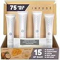 Infuse Pure White Tea and Coconut All-In-Kit Hotel Soaps and Toiletries Bulk Set | 1oz Shampoo & Conditioner, Body Wash, Lotion & 1.25oz Bar Soap | Beauty & Personal Care Terra Pure