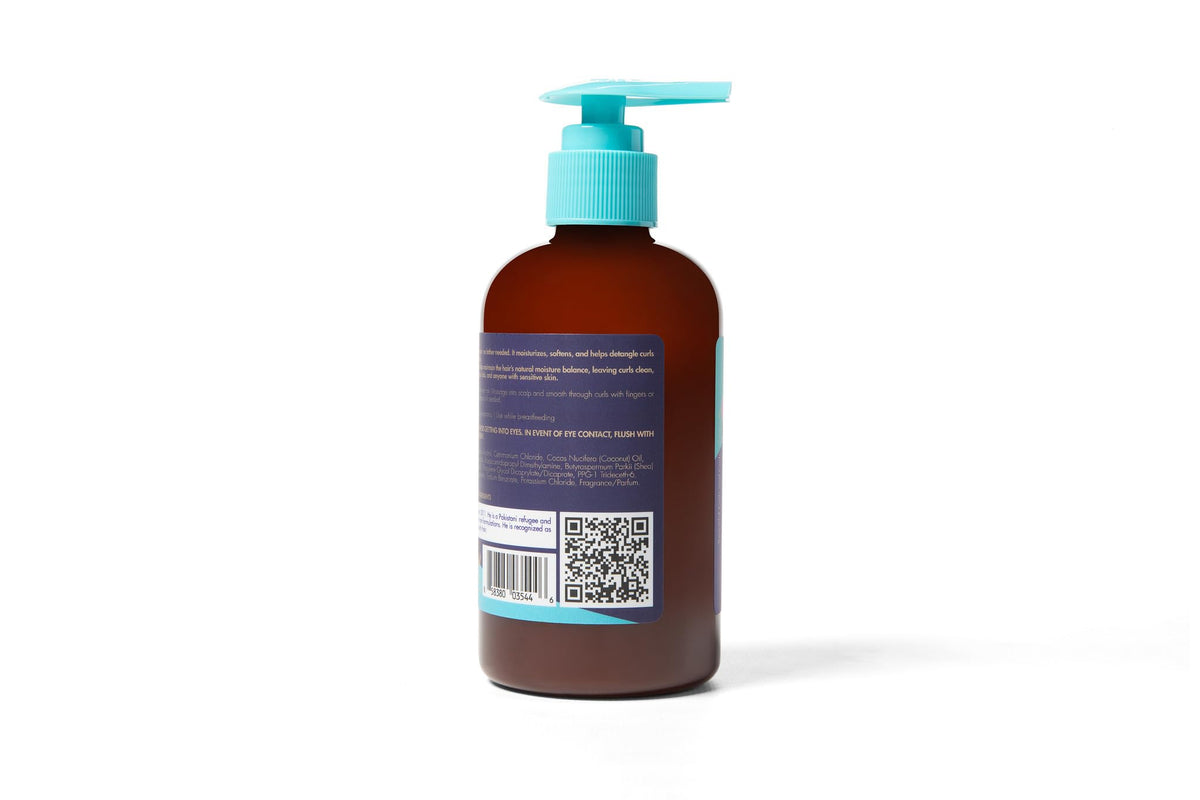 As I Am Born Curly Co-Wash for Baby & Kids 8 oz - Cleansing Conditioner with Avocado Oil, Shea Butter & Coconut Oil - Moisturizes & Detangles Curls -